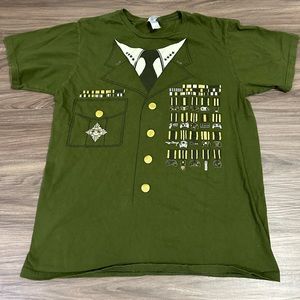 Woot Military green tee